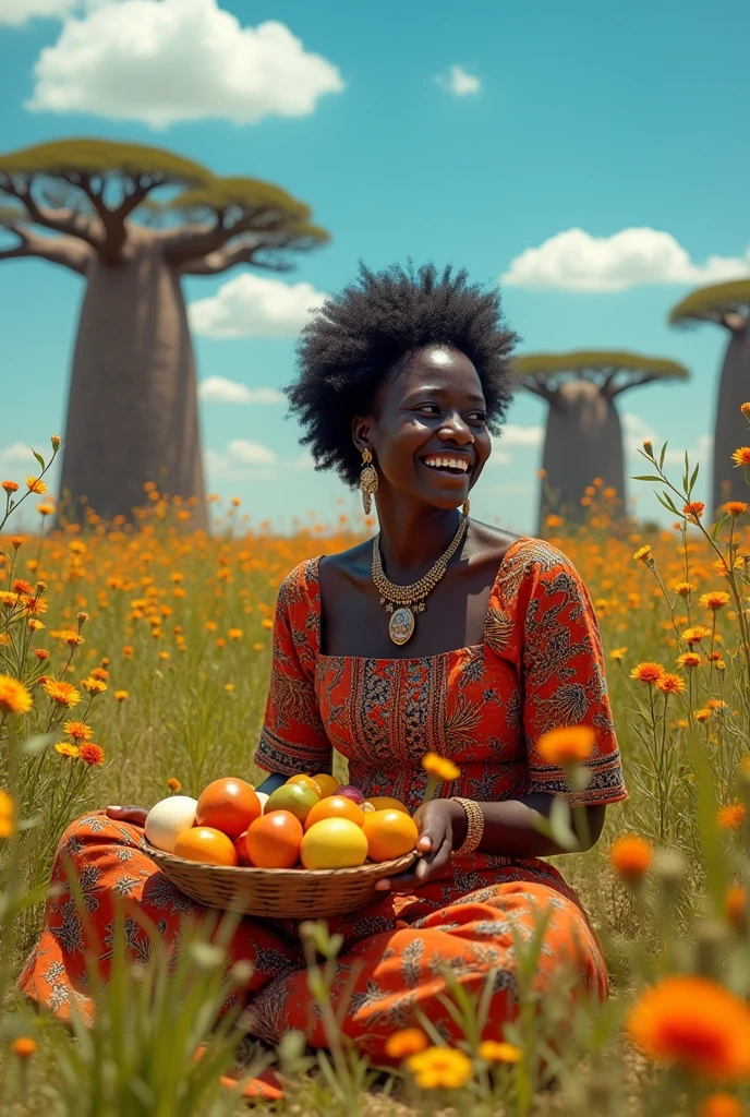 La femmes  africaine  mange les enfant 