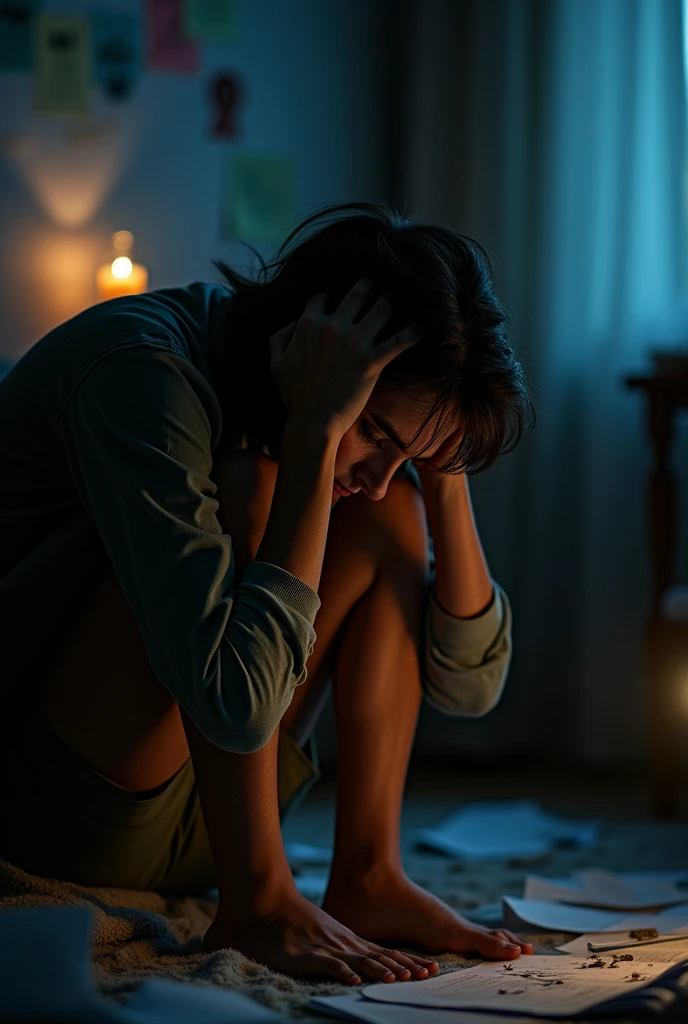 Person being influenced and not feeling well
