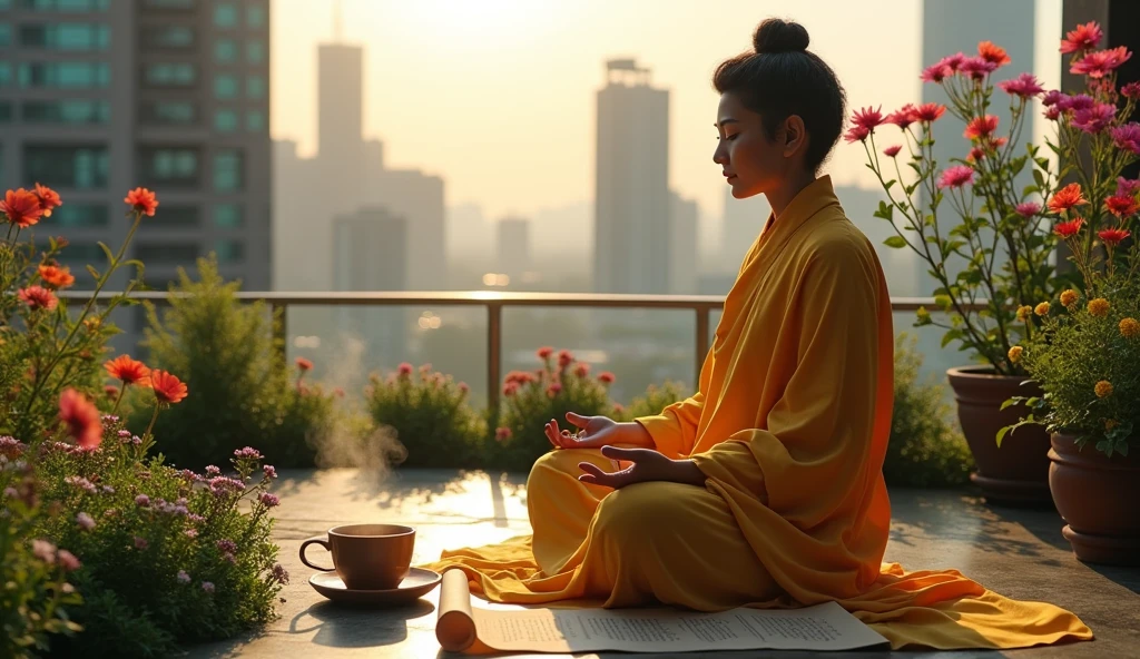 Dealing with Modern-Day Challenges: Transition to the application of Buddha’s teachings in today’s world. Discuss how modern individuals can use these principles to navigate the stresses and challenges of contemporary life.