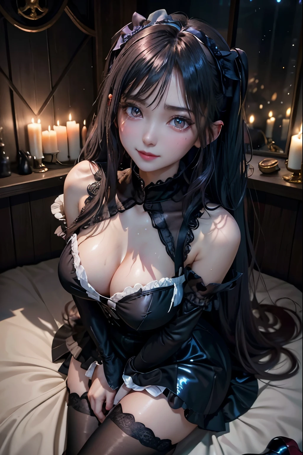 ハードなDark Gothicメイク、Black dark eyeshadow、sad、Good skin radiance、Dark Gothicメイク、Dark smile、palace、The beauty of fragrance、24-years-old、Expressions of intense sexual pleasure、Embarrassed look、Dark Gothic、Highest quality、Expression of sexual pleasure without pain、Drunk face、Purple maid outfit、mysterious、noble、Loving smile、Twin tail hair、Right eye is blue、Left eye is red、Super tempting pose、Platform heel shoes、Heavy makeup、Gothic Clothing、Silver Hair、Long Hair Straight Hair、Cute Gothic Dresses、Beautiful Face、Elegant face、Attractive face、Stained glassの背景、Chest glistening with sweat、The room is dark、goth long dress、Bell Sleeves、Wizard Sleeve、Decadent look、Sexually excited expression、Wet shiny thigh water、Thighs that are wet and shiny with oil、Background of a room full of roses、Sad look、Rose Maiden、The embroidery is pink、The dress has pink embroidery.、Thigh-high socks、Knee-high socks、Gentle expression、Dark black eyeshadow、Stained glassとバラの背景、Thighs are a little thin、Female Duo、Female couple、dark church background、Stained glass、Black metal world、Dark Castle、Dark Room、Slender body、gothic long dress、Victorian dress、Small breasts、The bed is covered with roses、Her thighs are shining with sweat、My body is wet and shiny、There is a lot of glitter on the thighs、I am sweating、My thighs are sticky with sweat.、My thighs are glistening with sweat、My whole body is sweaty and shiny、I sweated a lot.、My thighs are sweaty、My wet thighs are glistening with sweat.、There is a lot of sweat shining all over my body、Slender body、I rest my head on the pillow、Sleeping in bed、Beautiful legs、Outstretched legs、Lying in bed、Lying on your back in bed、On all fours、Knee Up、Kneel、Put your arms behind your back、Kneeling on the bed、Super beautiful straight hair、Straight hair to the ends、Straight Perm Hair、Show off your glamorous thighs、Sit on the bed、Ass on the bed、Sitting with legs wide apart、Thighs are a little glamorous、Playing the cello、Have a cello、Playing the cello gracefully、facial expressions during masturbation、