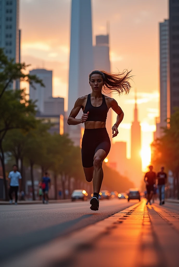 Running person