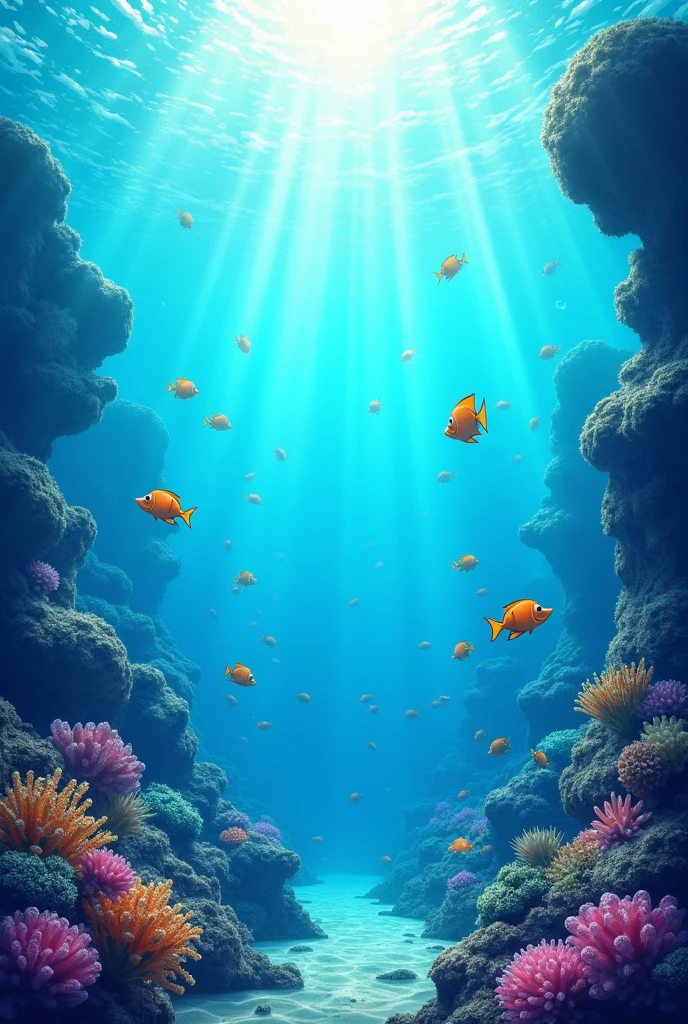Create a background and various currents