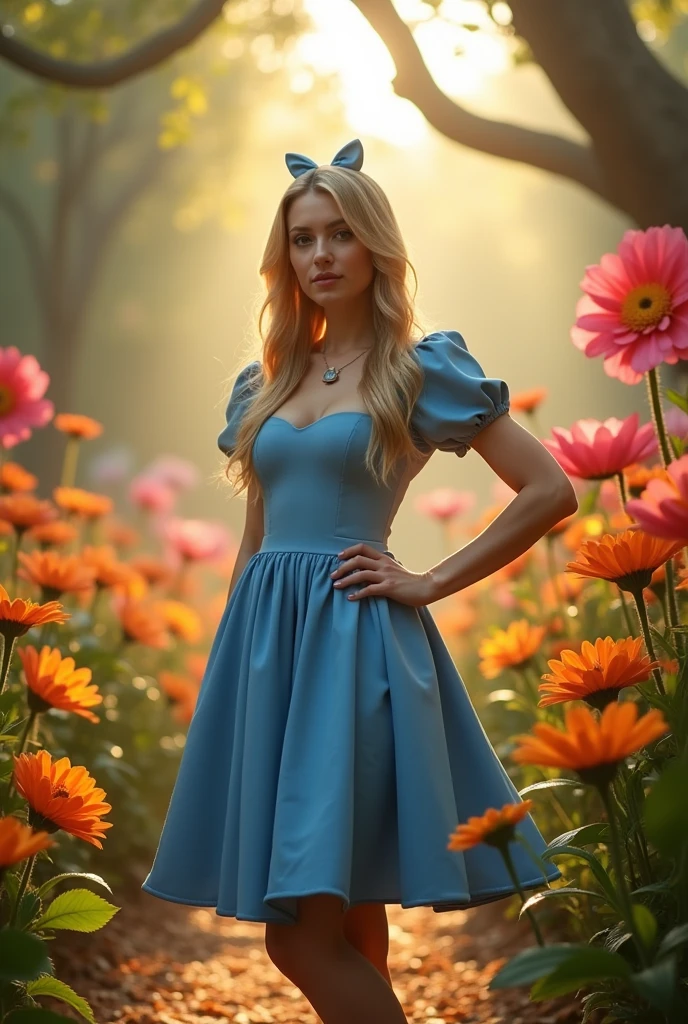 (Photography)(dynamic) Show grown up Alice in Wonderland. Thighs. Cleavage. Sexy.
