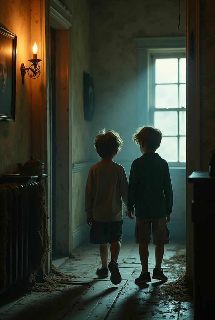 Old house in 2 boys and state dengors ghost