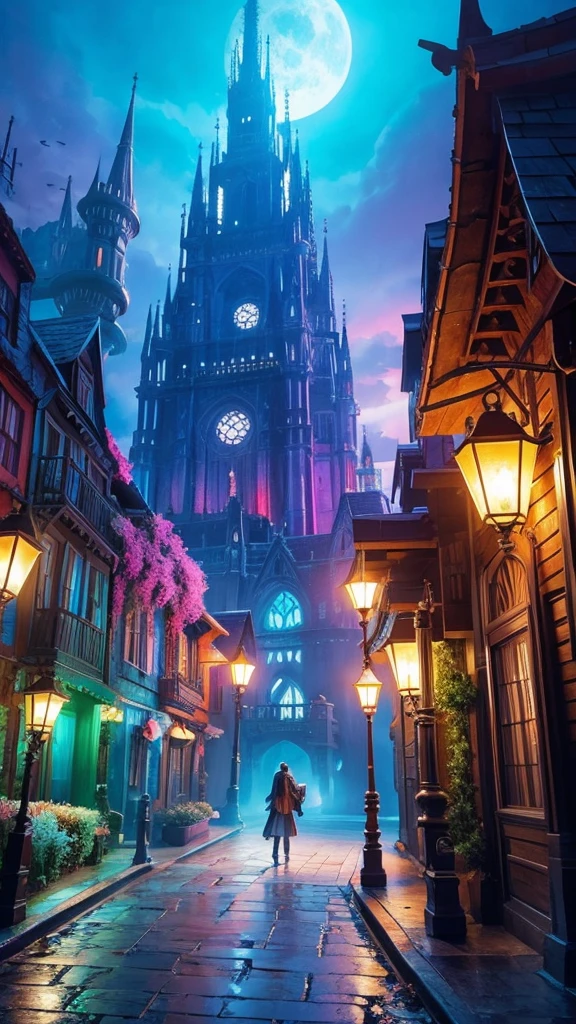 Fantasy World mysterious Colorful