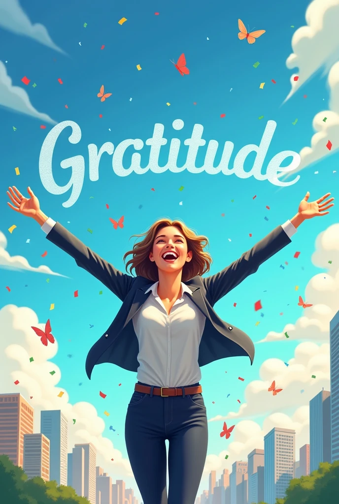 I'm going to end my employment relationship in a somewhat toxic job, It was common for me to post about them on LinkedIn, Now that I'm going out I want to put an image of freedom and gratitude, It's for LinkedIn, It will be on Friday, I want an image that represents everything I said