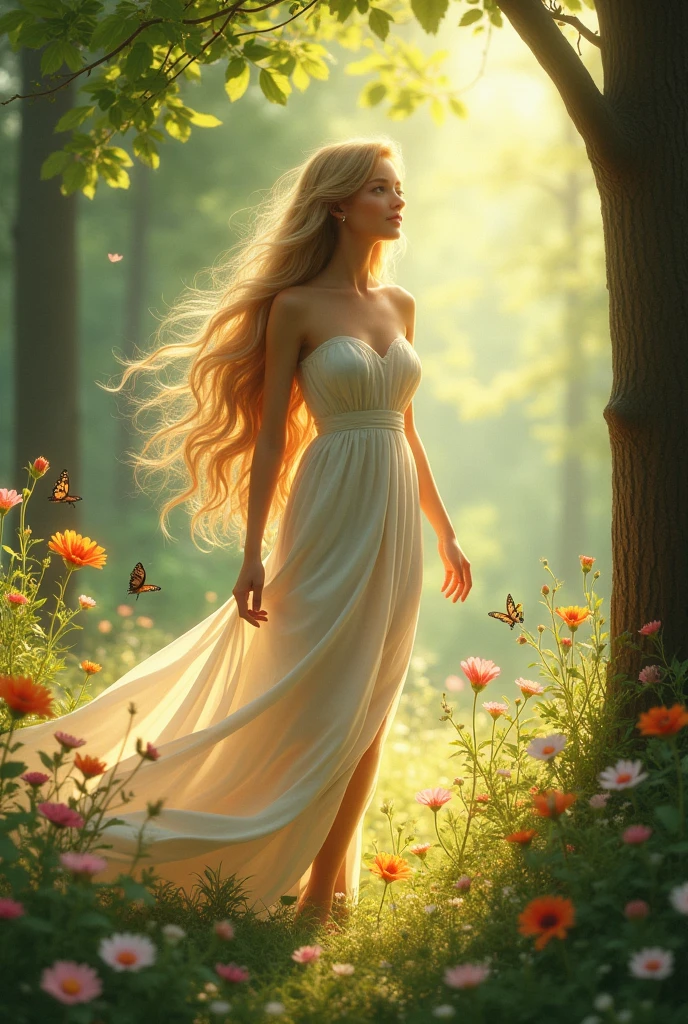 naked blond girl