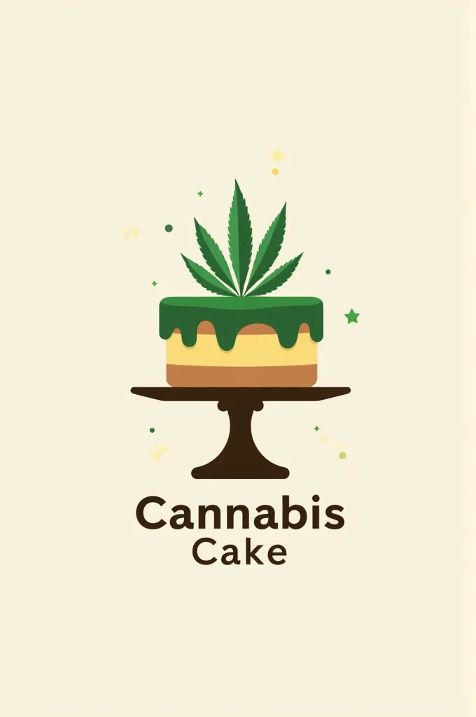 Create a logo for cannabis cakes