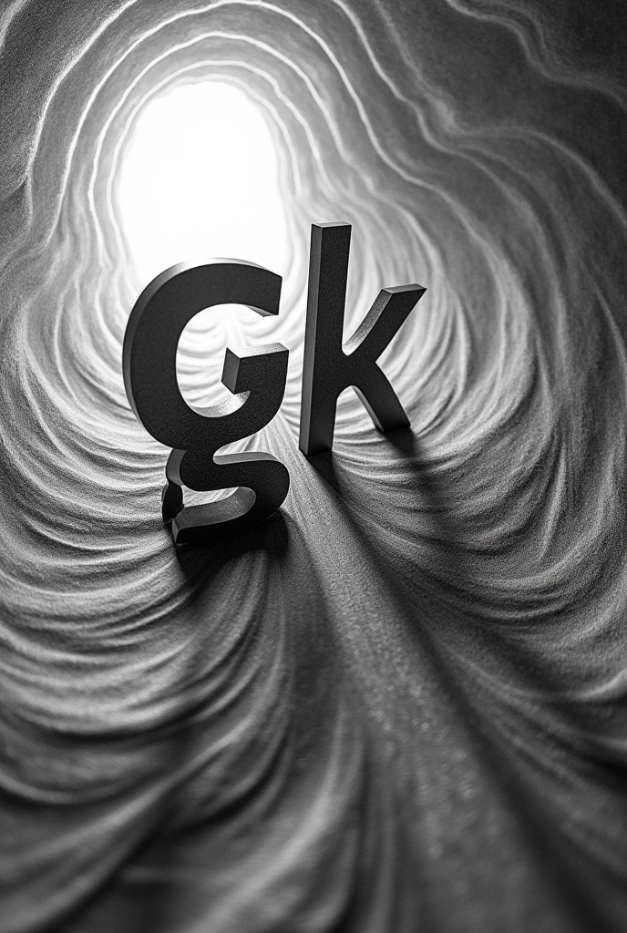Graphite with the fisheye filter and written gk 
