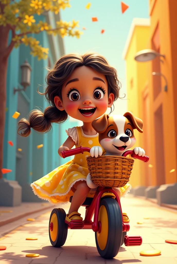 ((Cute Braided Girl Smiling on a Tricycle,Carrying a Basket and a Puppy)) - Creator: Walt Disney 2023) ), ,, ( Walt Disney Shock Absorption ,Multidimensional Geometric Wall PORTRAIT, until, Red Cliff,
08K, fair, dyeing,Rose
Major works, better quality, better quality, official art, Beautiful and beautiful,)) ), ,, Walt Disney Shock Absorption ,Multidimensional Geometric Wall PORTRAIT, until, Red Cliff,
08K, fair, (dyeing, Rosa), yellow ,blue ,red and white)
Major works, better quality, better quality, official art, Beautiful and beautiful,
