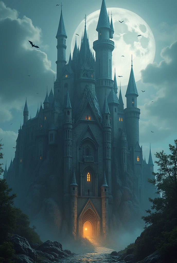 Castle made of dragon bones