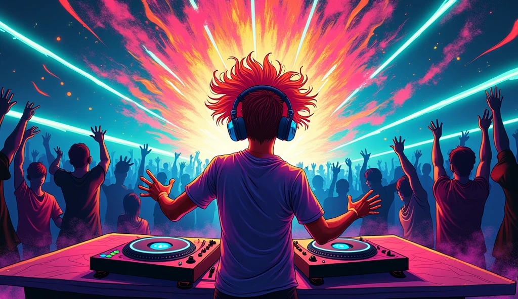 Sensory Overload , edm music, illustration, artistic
