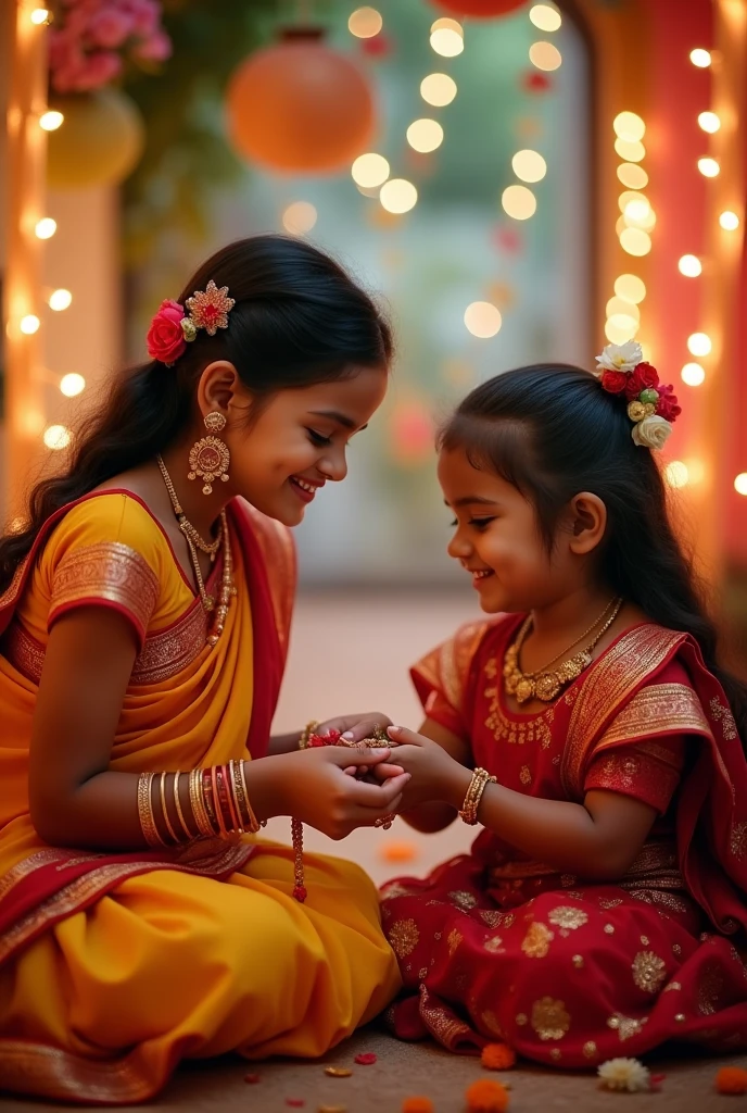 Happy Raksha Bandhan And YouTube Logo Show In Corner .