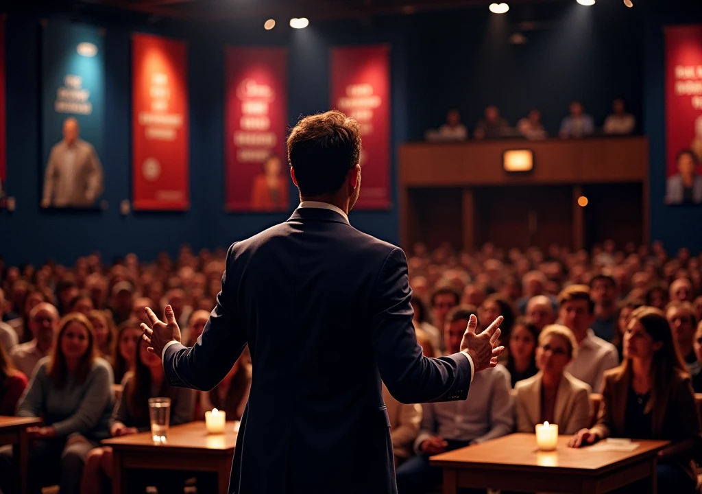 Characters: The speaker (you), addressing the audience as