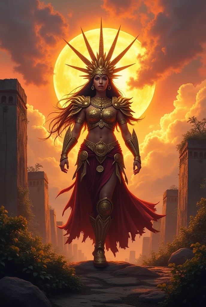 Mariang Sinukuan, goddess, sun god of war and death