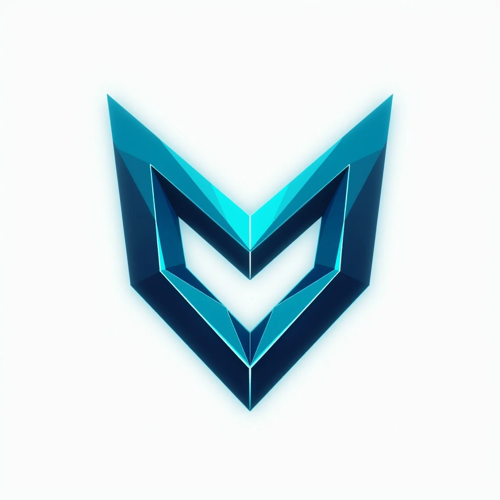 Logo for a clan named EKN and its color palette is #00FFFF