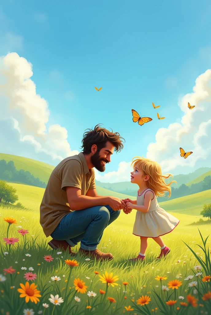 The man with girl 