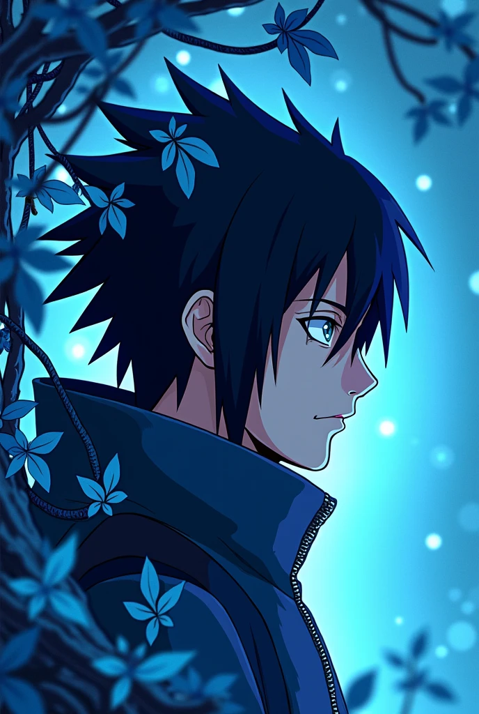 Best logo for YouTube channels one anime itachi looking Right and vines blue vibes and anime best