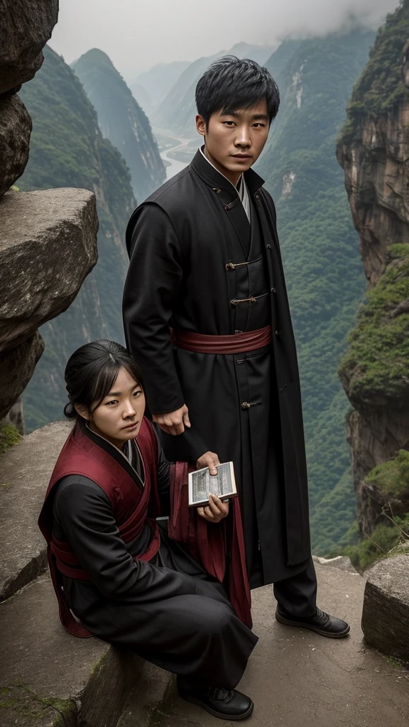 ### title: **Kebangkitan Heavenly Demon Sect**
---
### Chapter 1: Unexpected Awakening
Yi Xu blinked as the soft morning light touched his face. But this was not the comfortable bed in his small apartment on Earth. Around him, a magnificent mountain range stretched out, shrouded in a thin mist. The scent of wood and mist enveloped him, bringing a sensation that was both foreign and calming.
"Xiao Yi?" Yi Xu called softly, still confused by the sudden change in environment. Beside him, a beautiful woman with long black hair and a gentle face woke up, equally confused. Xiao Yi, his devoted wife, looked surprised but not panicked. "Where are we?" asked, his eyes scanned their surroundings.
Yi Xu helped Xiao Yi stand, and they both walked around exploring this new place. After walking for some time, they found an old building on the edge of a steep cliff. Above the large entrance, there was a wooden sign clearly displayed: **Heavenly Demon Bookstore**. Though the name sounded strange, Yi Xu felt something familiar and appealing about the store.
"Is this semacam perpustakaan?" Yi Xu thought, stepped inside with Xiao Yi by his side.
The bookstore was filled with shelves crammed with old books, scroll, and the strange artifact. However, the most eye-catching of them was a large book on the center table with faintly glowing writing: **Manual of Reincarnation**.
"Is this...?" Yi Xu took the book and opened it, found instructions and information revealing that they had been transported to another world, a world where martial arts and cultivation are commonplace. However, which was surprising was that they were not just ordinary people here. They are the leaders of a sect known as **Heavenly Demon Sect**.
"Is this berarti kita sekarang adalah... cultivator?" Xiao Yi asked, slightly amused by the idea. Yi Xu ters