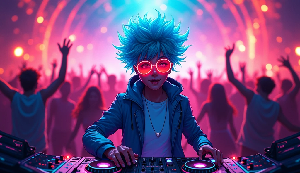 Lose Yourself in the Sound , edm music, illustration, artistic