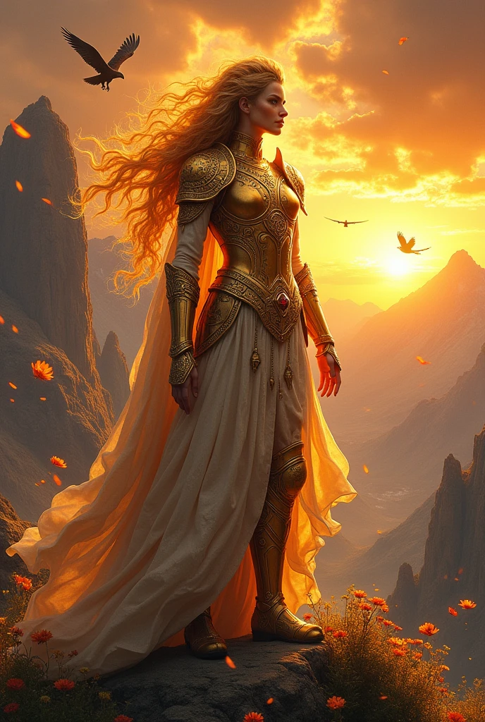 Sun goddess of war and death, nature, goddess of mountain
