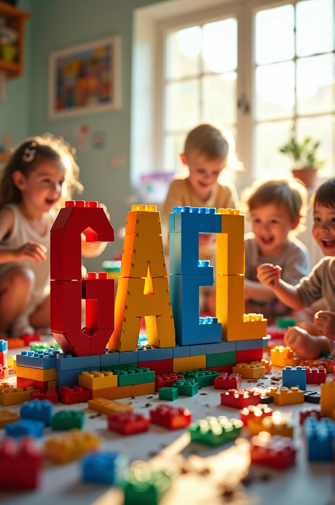 GAEL written with Legos