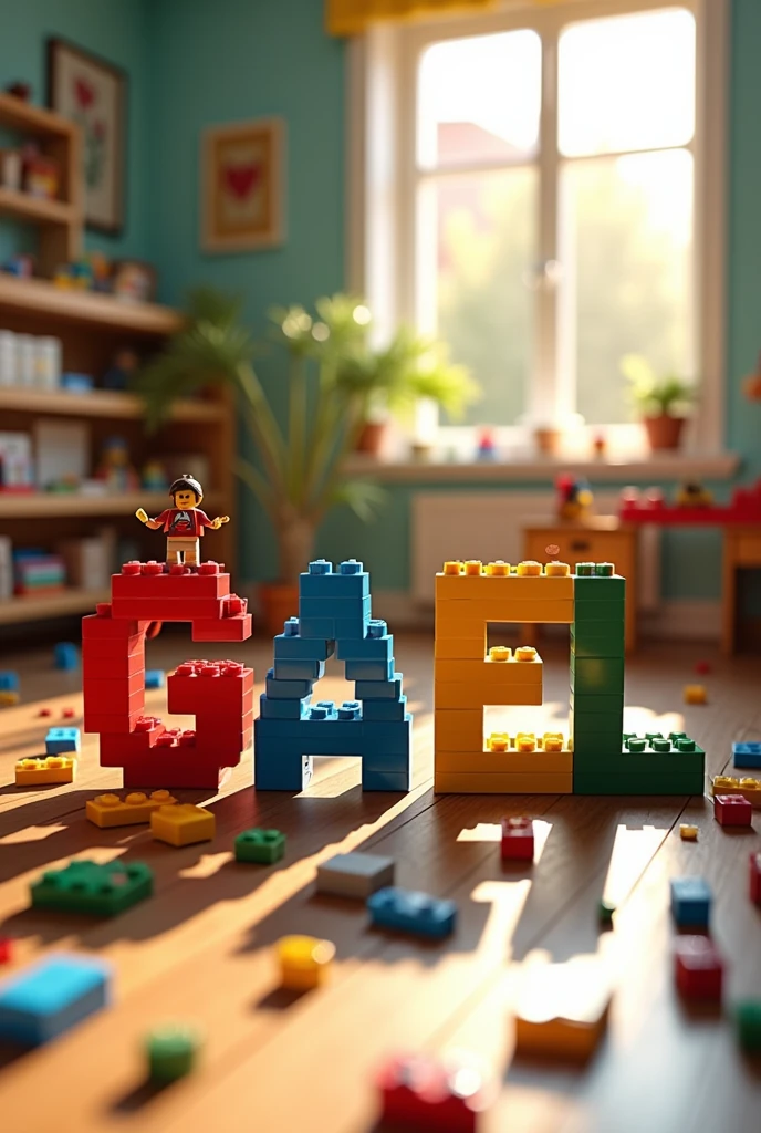 GAEL written with Legos