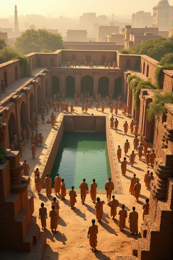 stepping back over 4,000 years into the heart of the Indus Valley Civilization, where one of the world’s earliest urban marvels, the Great Bath of Mohenjo-Daro,