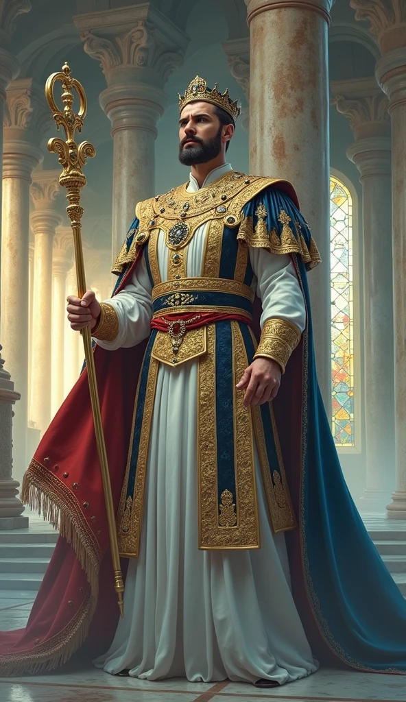 Majestic and handsome Emperor