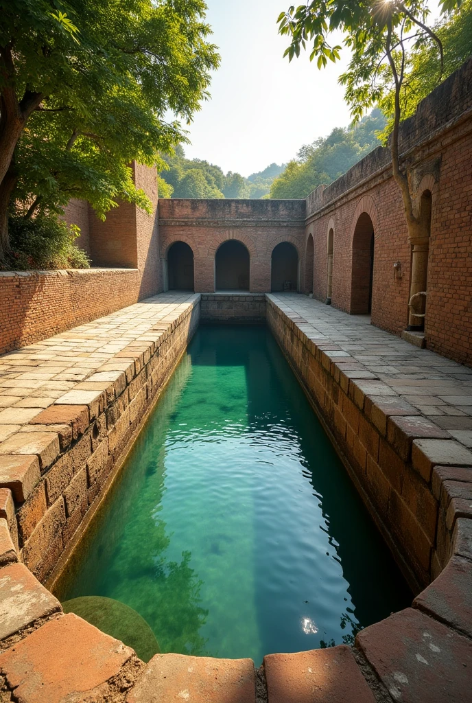 The Great Bath, discovered in modern-day Pakistan, is a massive water tank measuring about 12 meters long, 7 meters wide, and 2.4 meters deep. But it’s not just the size that’s impressive—it’s the sophisticated design that leaves us in awe