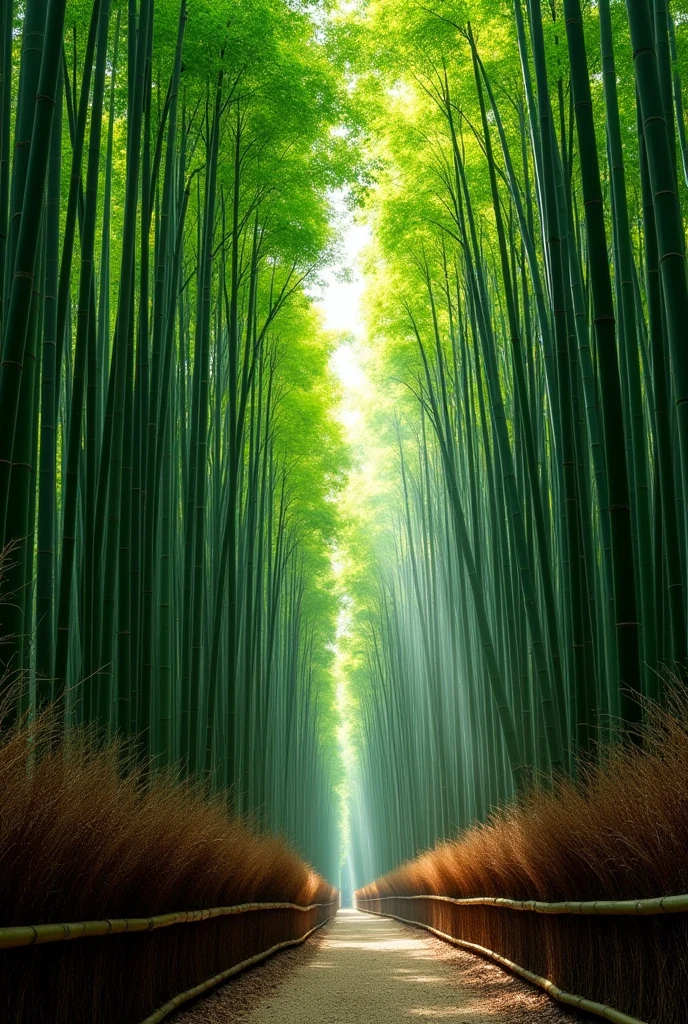 masterpiece, Highest quality、 bamboo forest、Abundant bamboo shoots、