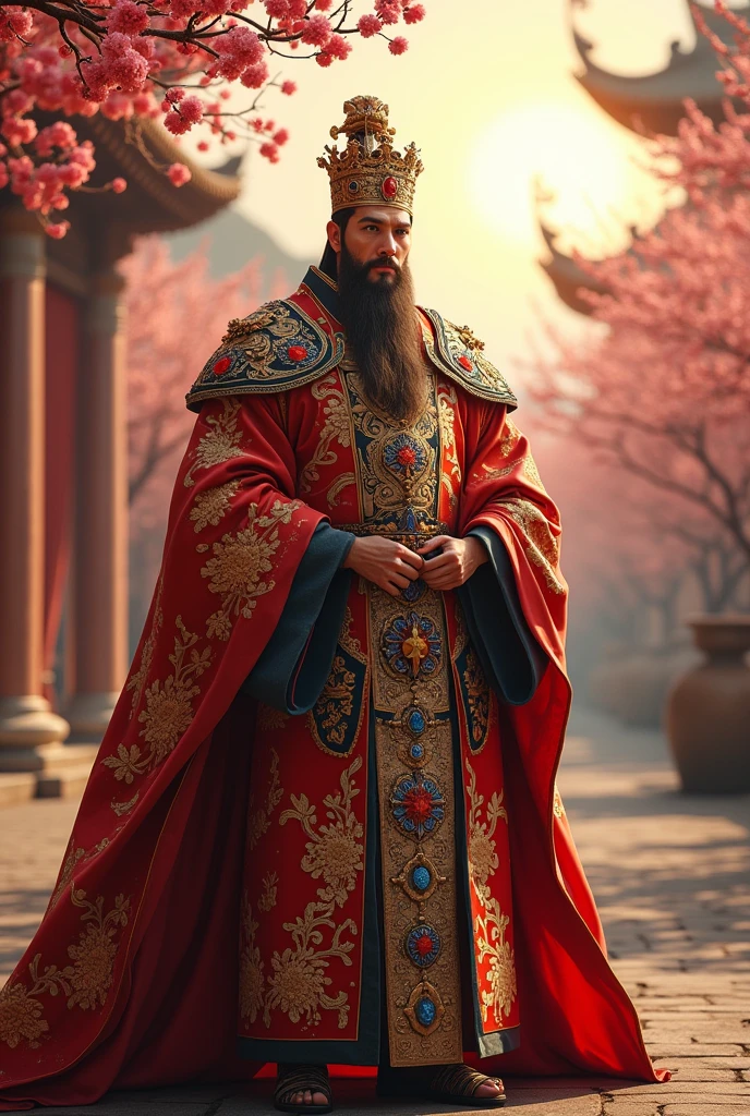 Majestic and handsome Emperor