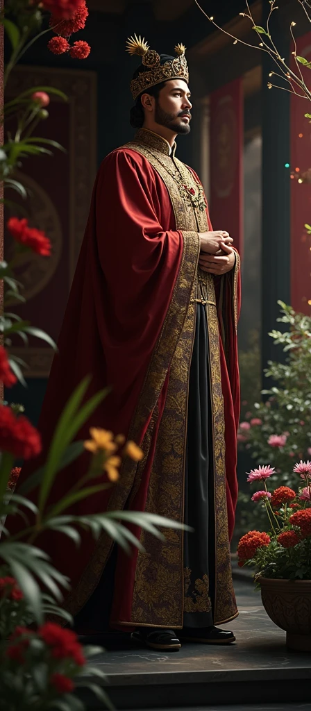 Majestic and handsome Emperor