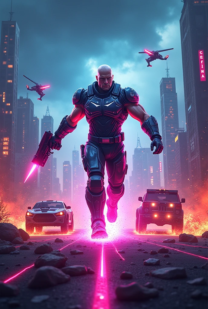 create a banner with action games