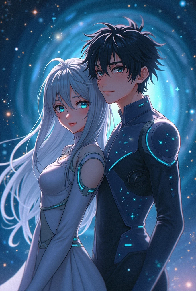 Epic anime girl and boy (boy age is 28 girl age is 35)
In Space (girl is normal) (boy is normal)
