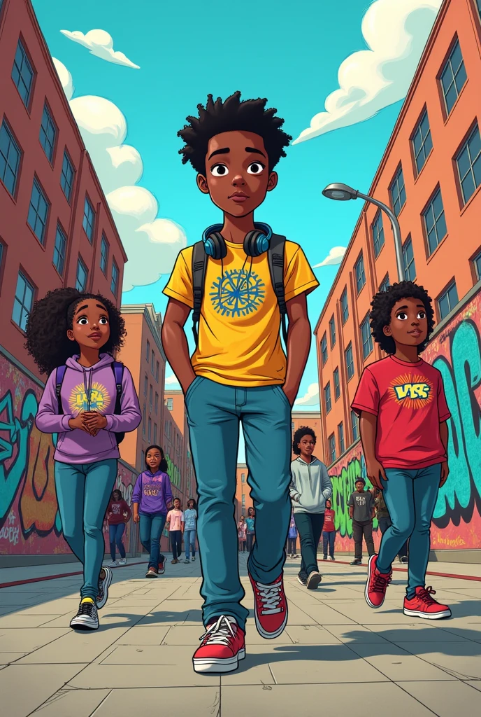 The series Everybody Hates Chris if it were set in modern times