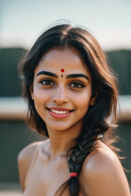 young south Indian nude girl showing her hairy pussy, fair complection, bit scar in the right eyebrow just before the eyebrow end, dimples in the both cheek, lucky tooth in the front right upper jaw visible , 20-year-old, green screen background, ultra hd photo, happy , professional looks, woman(passport size selfie, smiling, masterpiece, best quality, ultra-detailed, solo, analog style (look at viewer:1.2) (skin texture) (film grain:1.3), (cool tone) 400 camera f1.6 lens rich colors hyper realistic lifelike texture