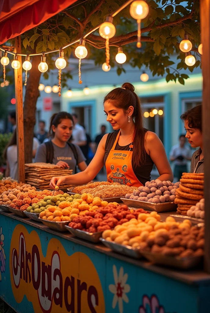Image of a place selling colorful, homemade churros with an innovative twist.