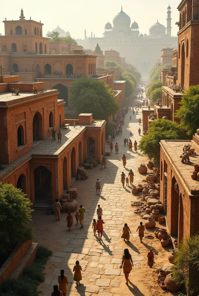 This level of urban planning and public hygiene speaks volumes about the advanced knowledge of the Indus Valley people.