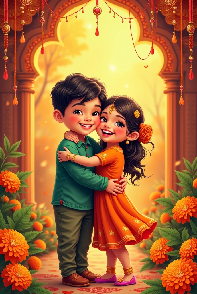Happy rakshabandhan poster 
