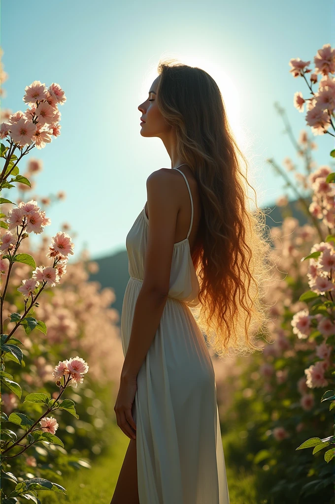Woman without clothes