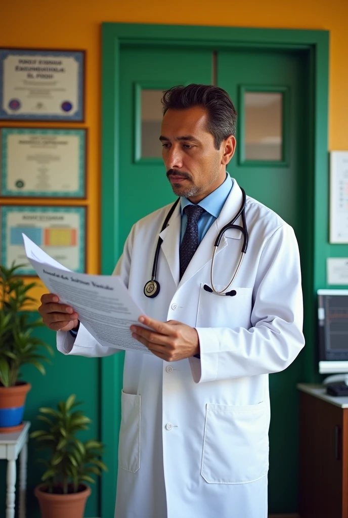Dr. Atilio Vargas Medical Clinic

Male

Spanish text

Add a tracing of an electrocardiogram and stethoscope

Location 16th Avenue North, Soriano Colony, north side of the Regional Market. Usulutan