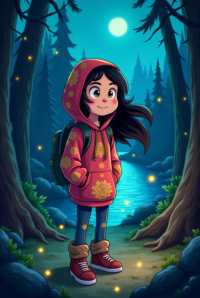 Based on my photos, could you make me in the world of Gravity Falls? 