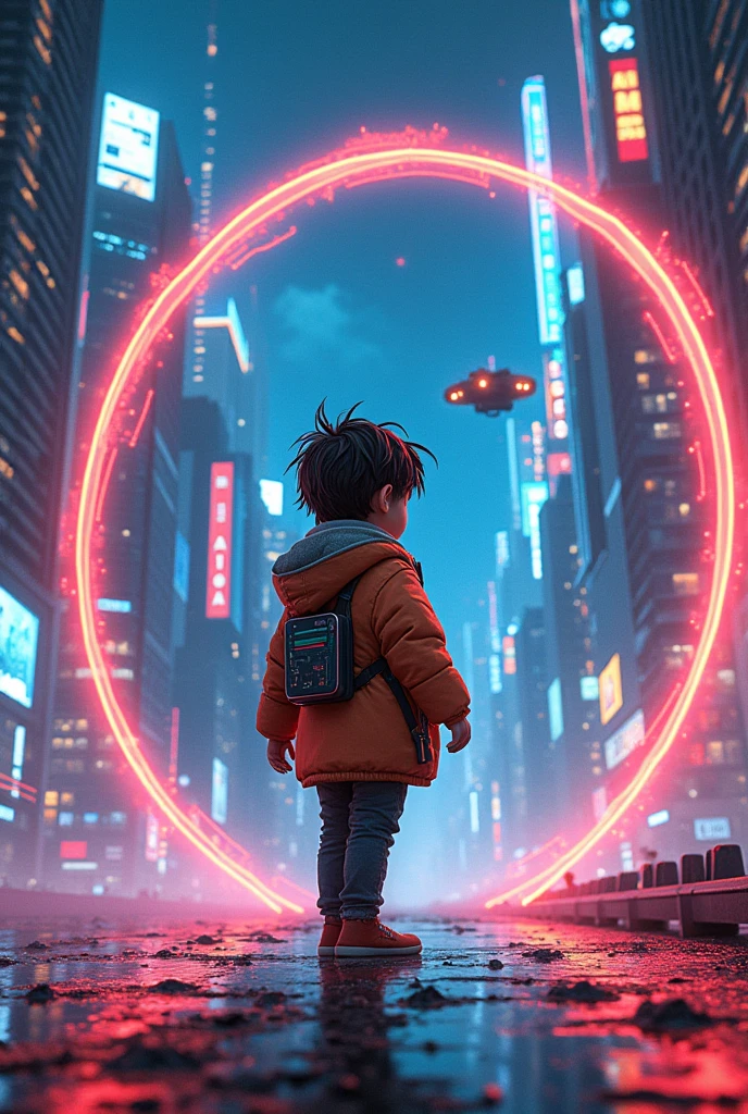 There is a time-traveling boy