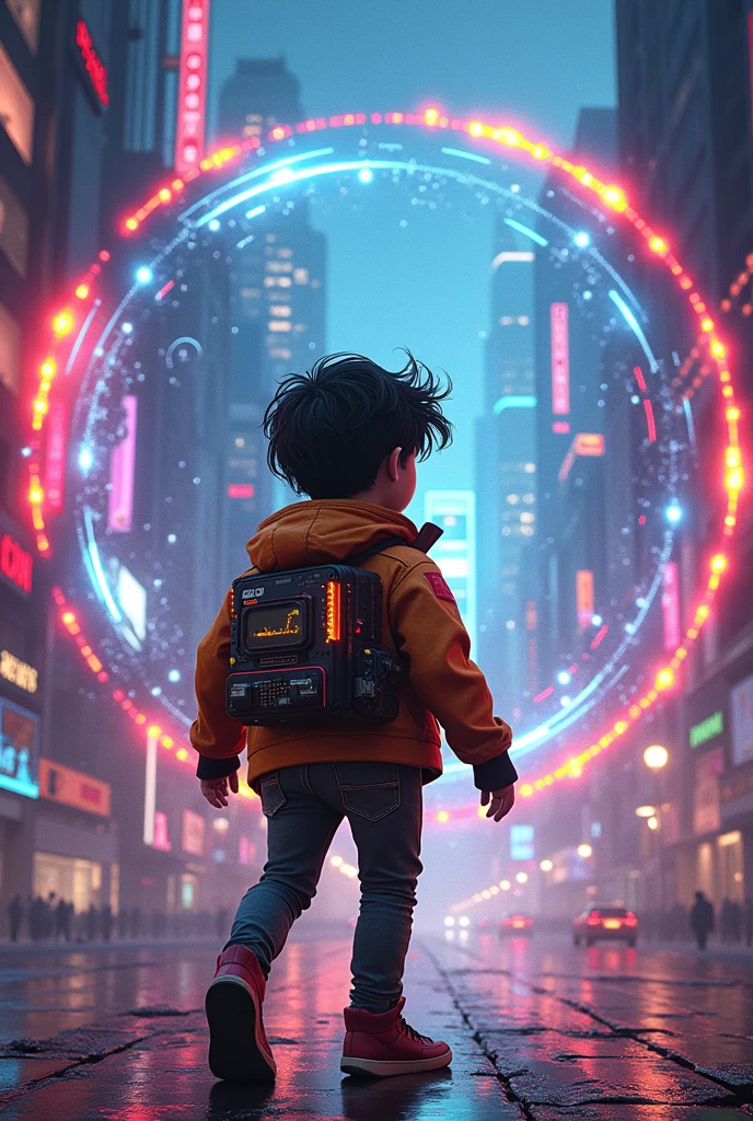 There is a time-traveling boy