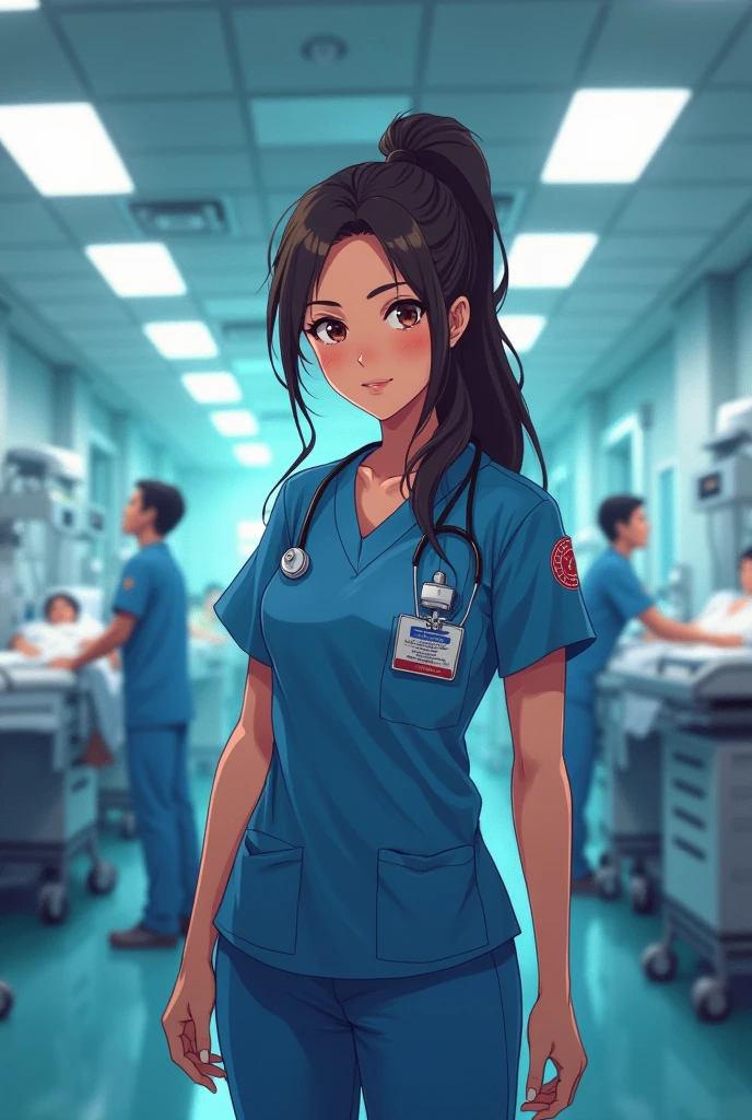 Latin anime emergency nurse 