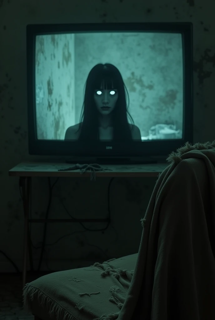 Sadako from the TV。Cursed Video。