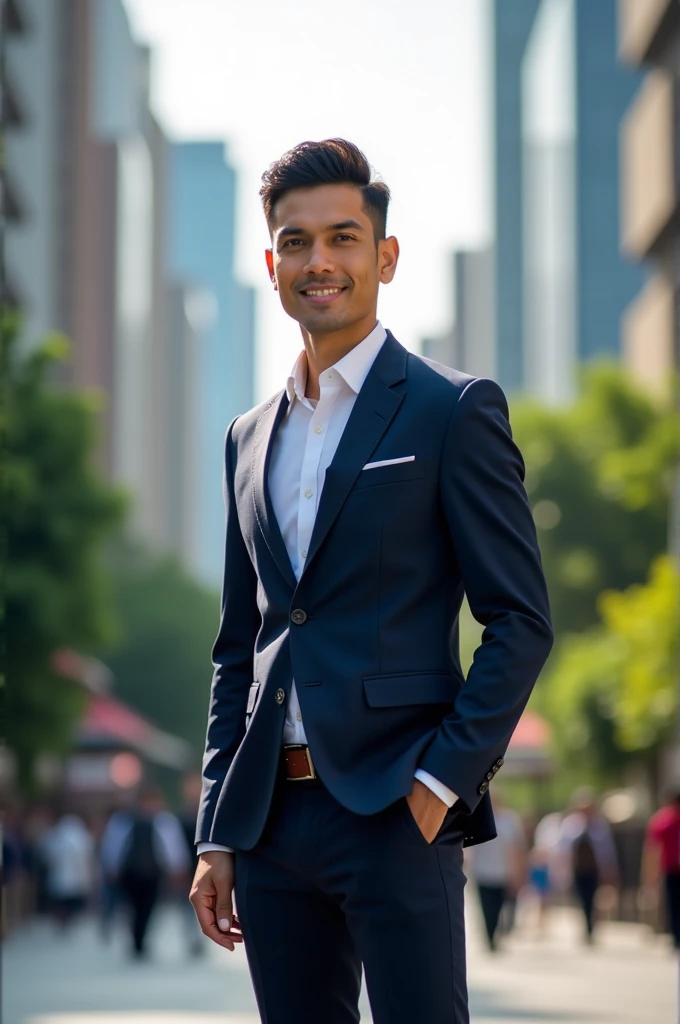 Generate Malay man wear blazer