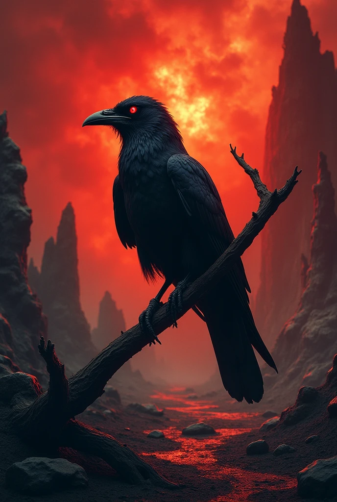 A crow from hell