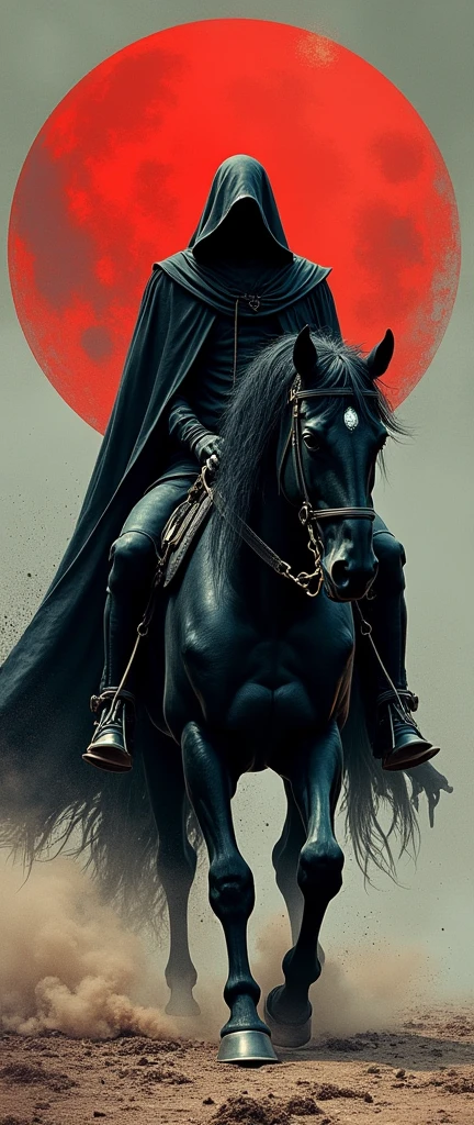 Frank A collaboration between Alessandro Magnasco and Frank Miller: the black horse of the apocalypse and the Grim Reaper